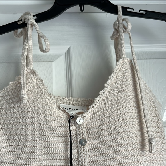 Olive and oak white sand color dress NWT - Picture 6 of 6